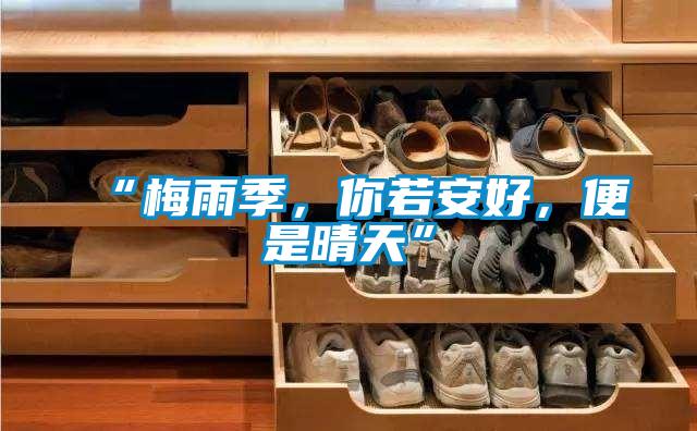“梅雨季，你若安好，便是晴天”