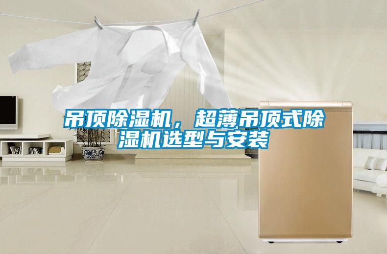 吊頂除濕機(jī)，超薄吊頂式除濕機(jī)選型與安裝