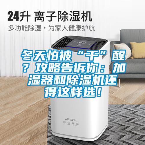 冬天怕被“干”醒？攻略告訴你：加濕器和除濕機(jī)還得這樣選！