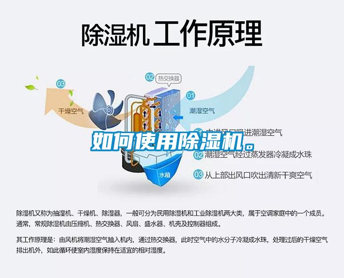 如何使用除濕機(jī)。