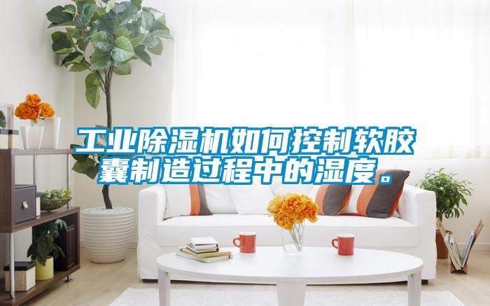 工業(yè)除濕機(jī)如何控制軟膠囊制造過程中的濕度。
