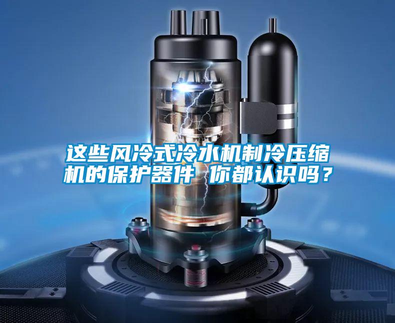 這些風冷式冷水機制冷壓縮機的保護器件 你都認識嗎？