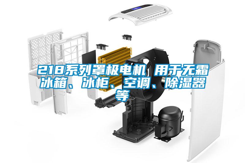 218系列罩極電機(jī) 用于無霜冰箱、冰柜、空調(diào)、除濕器等