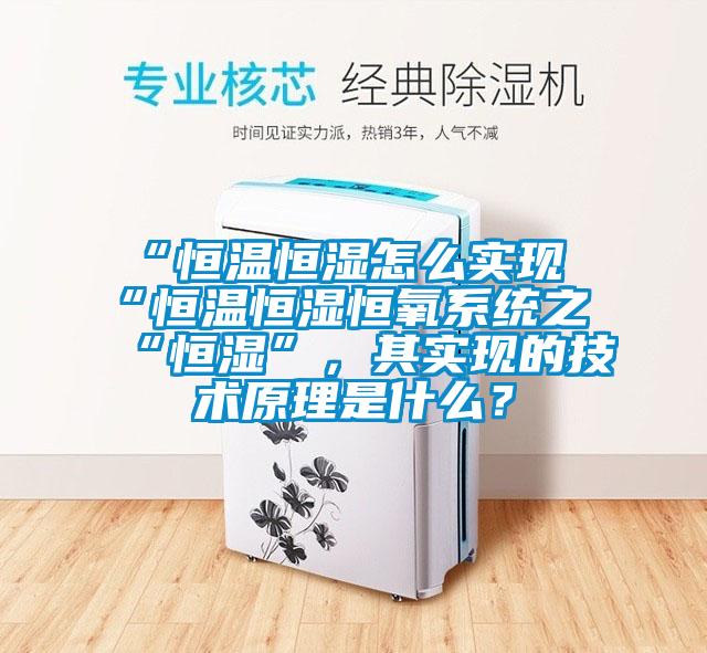 “恒溫恒濕怎么實(shí)現(xiàn)“恒溫恒濕恒氧系統(tǒng)之“恒濕”，其實(shí)現(xiàn)的技術(shù)原理是什么？
