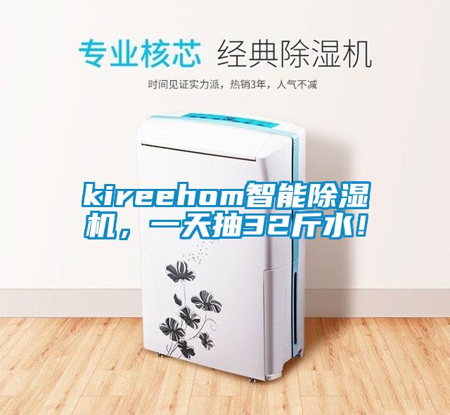 kireehom智能除濕機，一天抽32斤水！