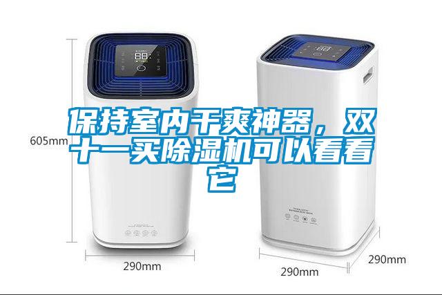 保持室內(nèi)干爽神器，雙十一買除濕機(jī)可以看看它