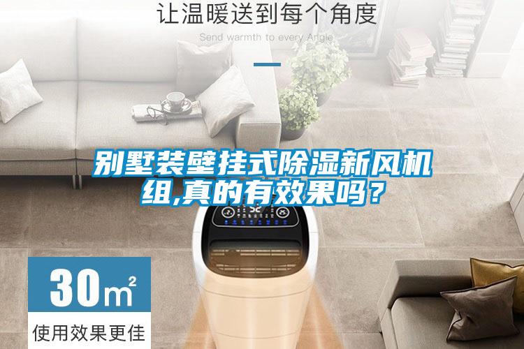 別墅裝壁掛式除濕新風(fēng)機(jī)組,真的有效果嗎？
