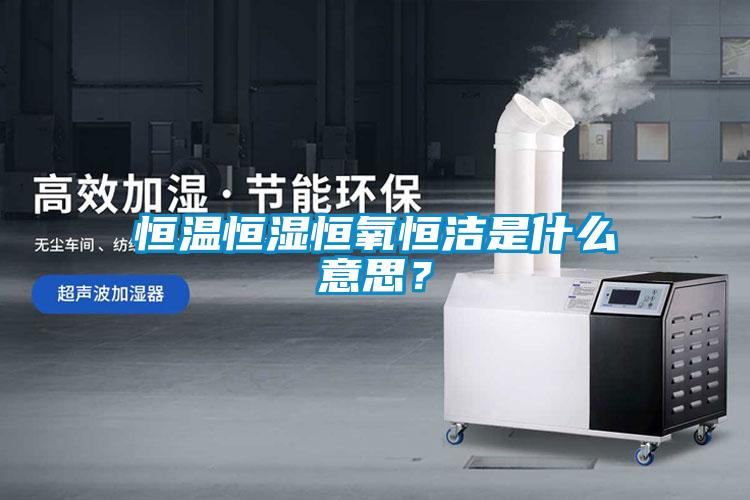 恒溫恒濕恒氧恒潔是什么意思？