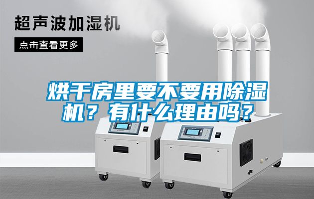 烘干房里要不要用除濕機(jī)？有什么理由嗎？