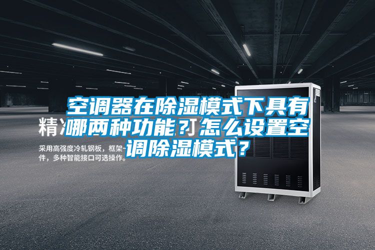 空調(diào)器在除濕模式下具有哪兩種功能？怎么設(shè)置空調(diào)除濕模式？
