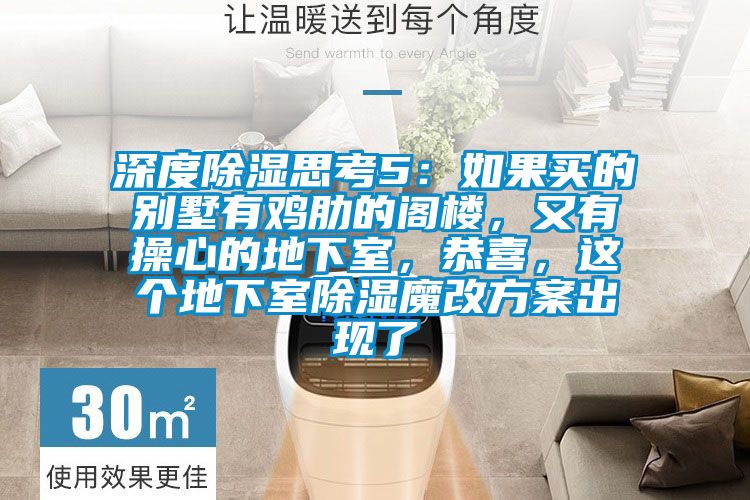 深度除濕思考5：如果買的別墅有雞肋的閣樓，又有操心的地下室，恭喜，這個地下室除濕魔改方案出現(xiàn)了