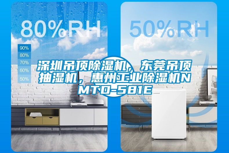 深圳吊頂除濕機，東莞吊頂抽濕機，惠州工業(yè)除濕機NMTD-581E
