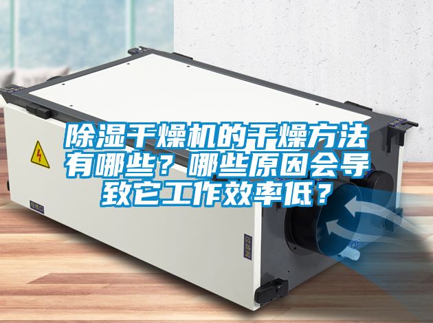 除濕干燥機的干燥方法有哪些？哪些原因會導(dǎo)致它工作效率低？