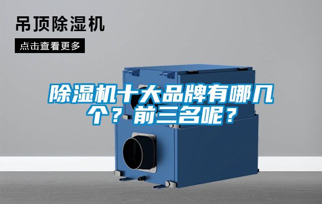 除濕機(jī)十大品牌有哪幾個(gè)？前三名呢？