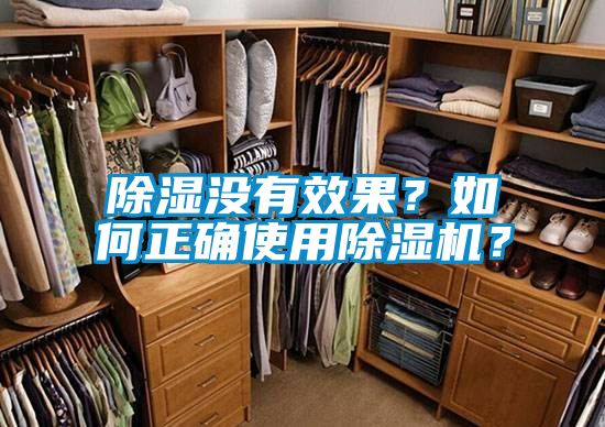 除濕沒(méi)有效果？如何正確使用除濕機(jī)？